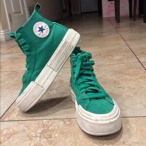 Converse Chuck Taylor Emerald Green High-Top Canvas Sneakers men size 9